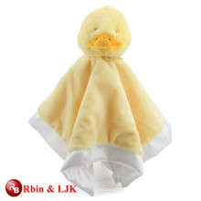 custom promotional lovely baby blanket with plush duck